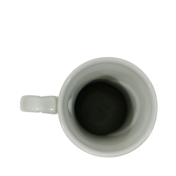 Vintage Caribbean Barbados Marine Life Porcelain Mug Angel Fish Sea Life Story - Picture 7 of 12